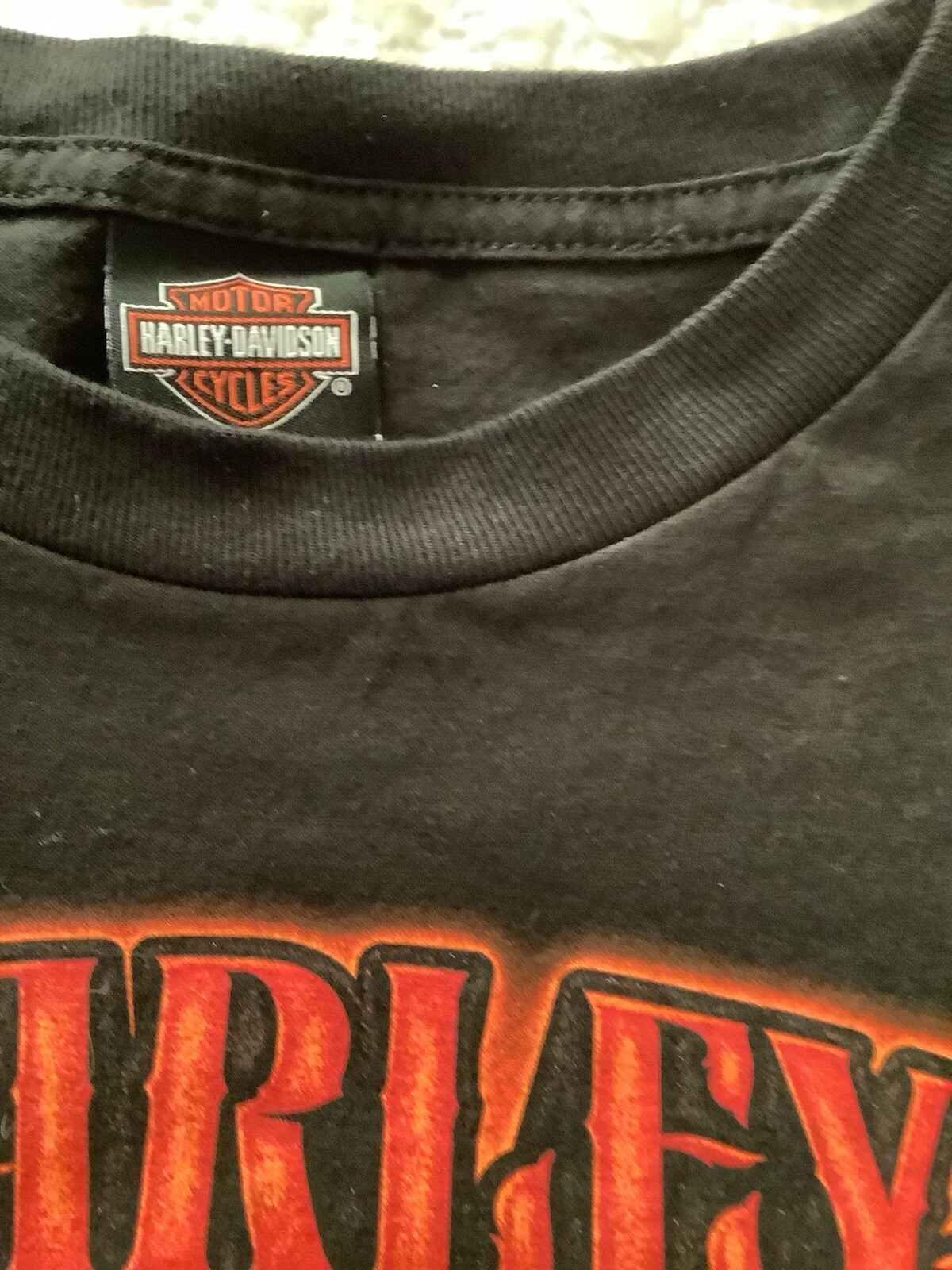 Harley Davidson T-SHIRT Mens 2XL Black P C Beach Florida 2019 Mermaid gallery
