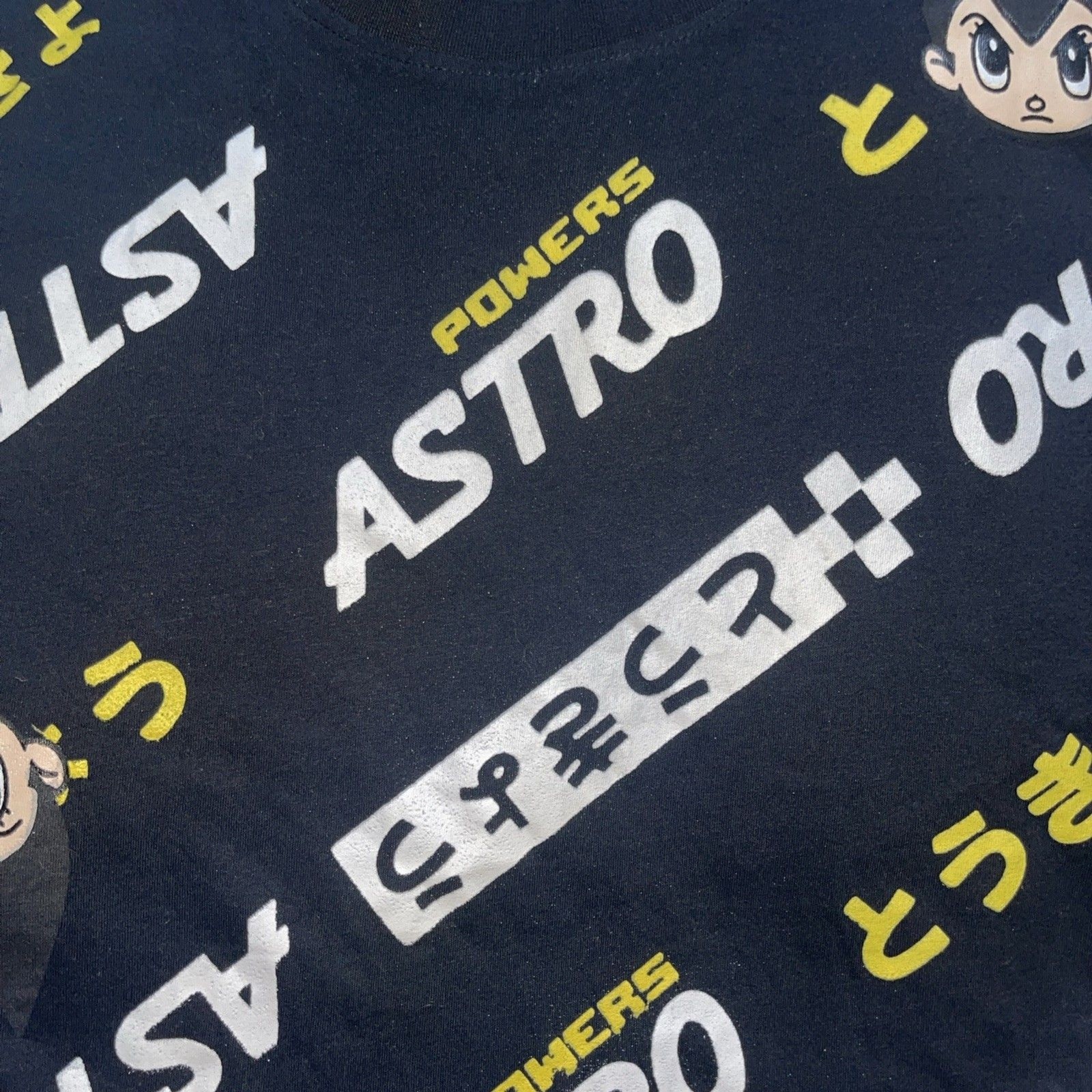 ASTRO BOY X SOUTH POLE TOKYO SIZE 4XB Black White SHIRT ANIME 60s CARTOON JAPAN gallery