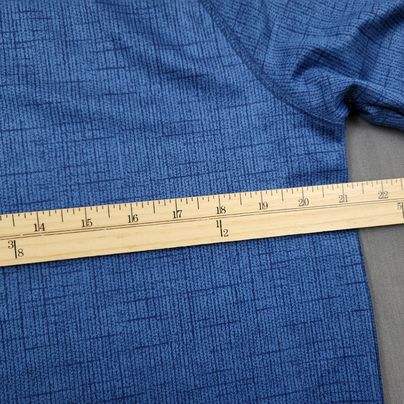 Zeroxposur Shirt Mens Large L Short Sleeve UPF 50+ Sun Protection Woven Blue gallery