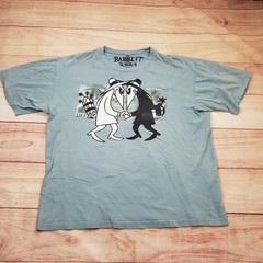 Asspizza Babbitt Spy vs Spy Graphic T-Shirt Mens XXL Blue Grey Mad Mag Adult