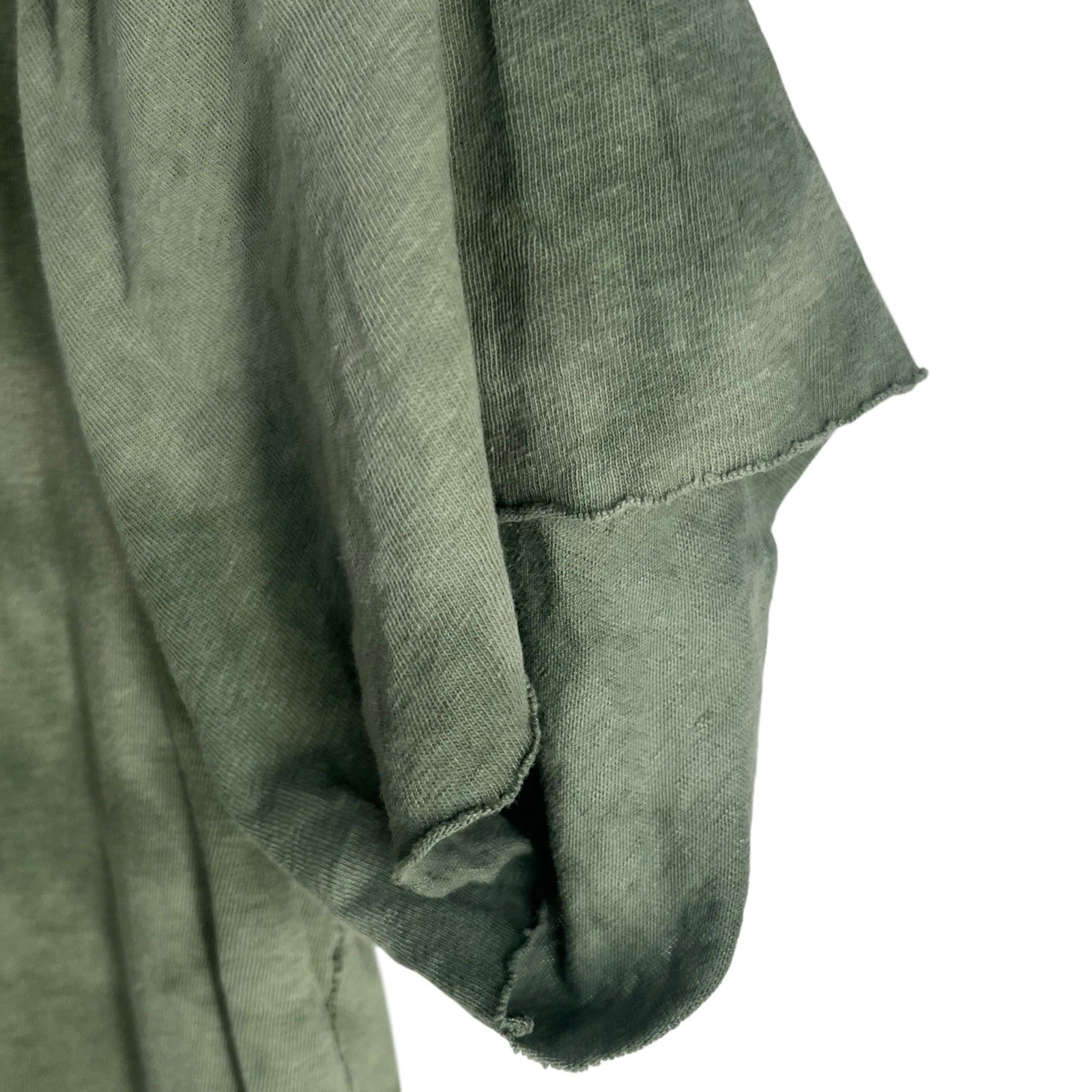 Rag & Bone Men's XL Tshirt Linen Cotton Tie Dye The Hayden Green Stone Wash gallery
