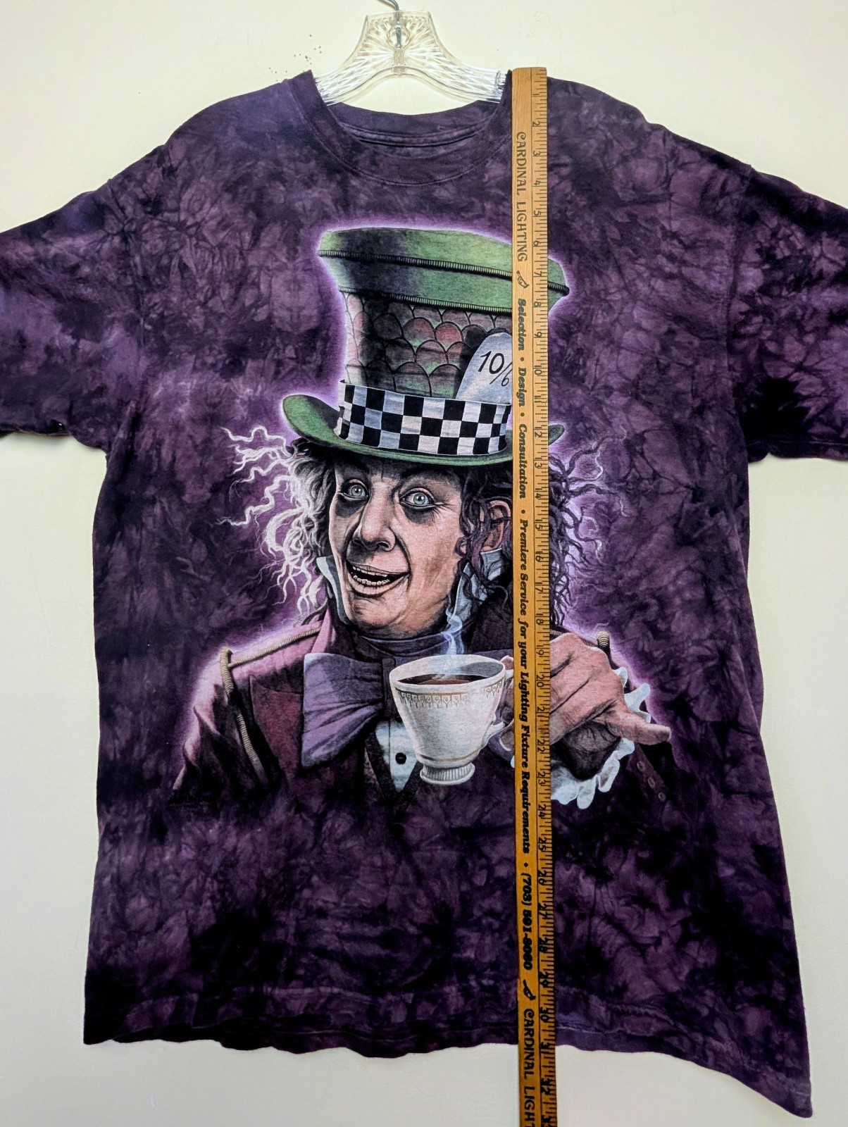 The Mountain MAD HATTER Alice In Wonderland Tie Dye Shirt Size Large gallery