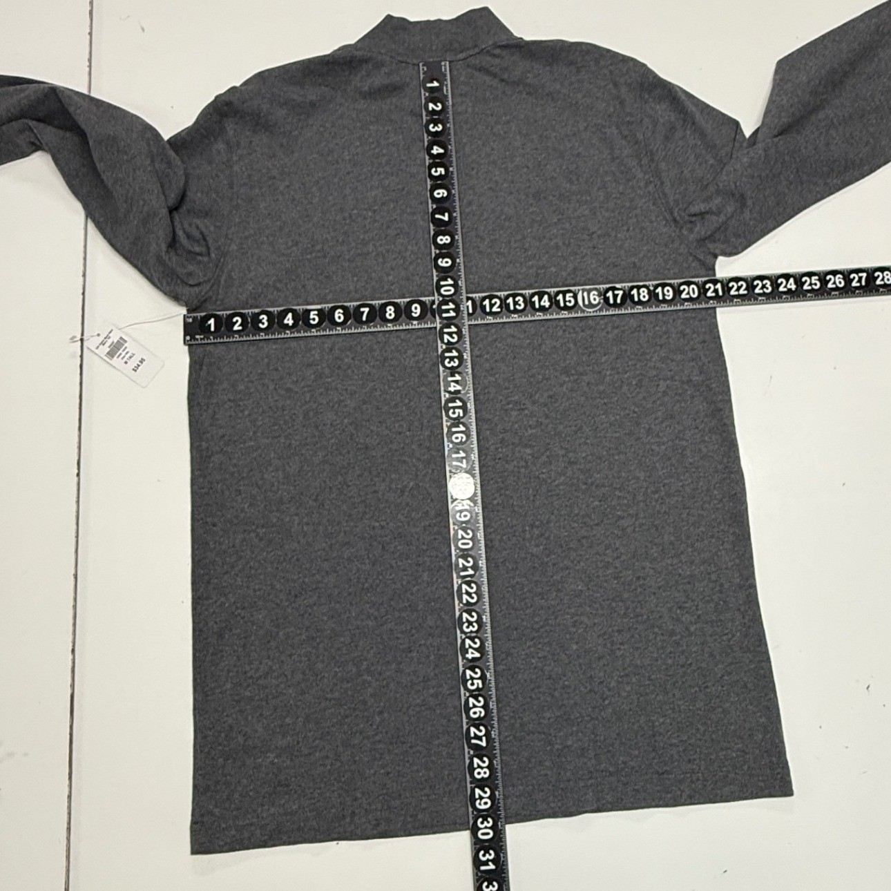 L.L. Bean Shirt Men Medium Tall Gray Long Sleeve Unshrinkable Mock Neck NEW gallery