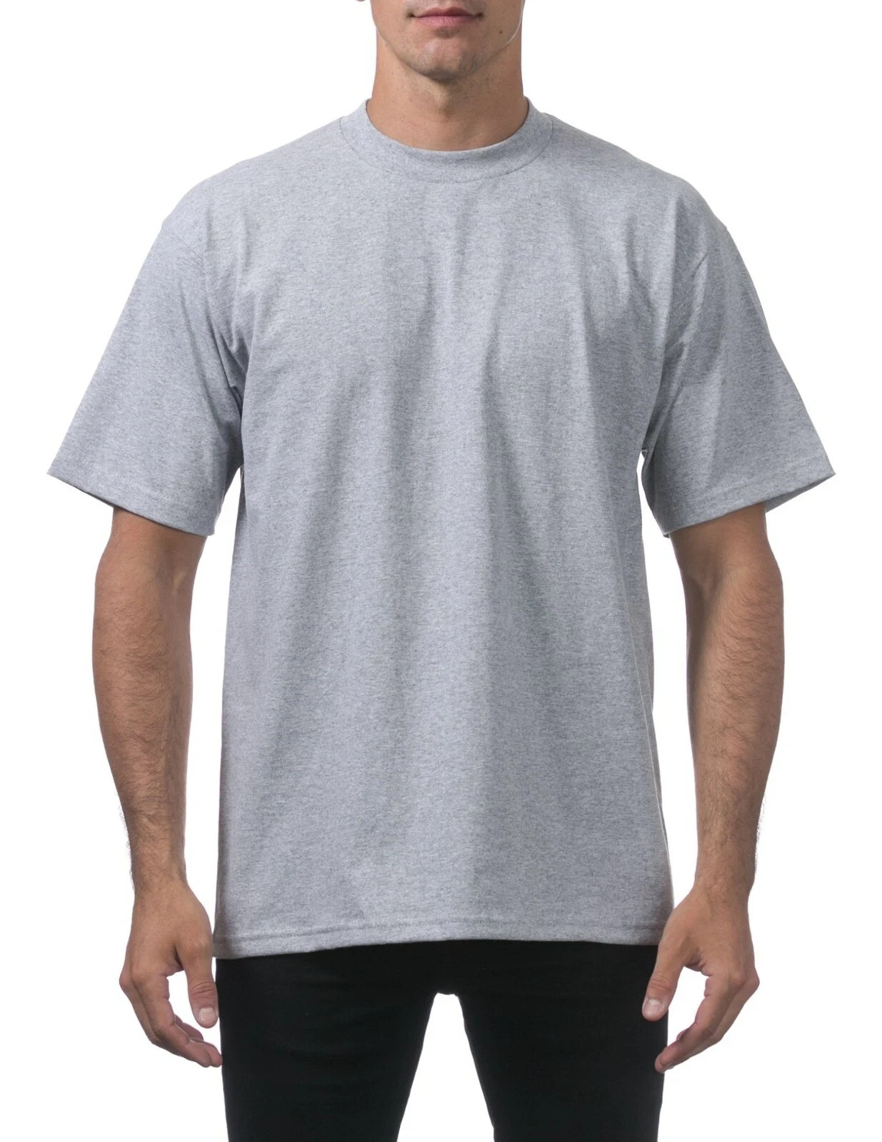 Pro Club Men's Heavyweight Cotton Short Sleeve Crew Neck T-Shirt gallery