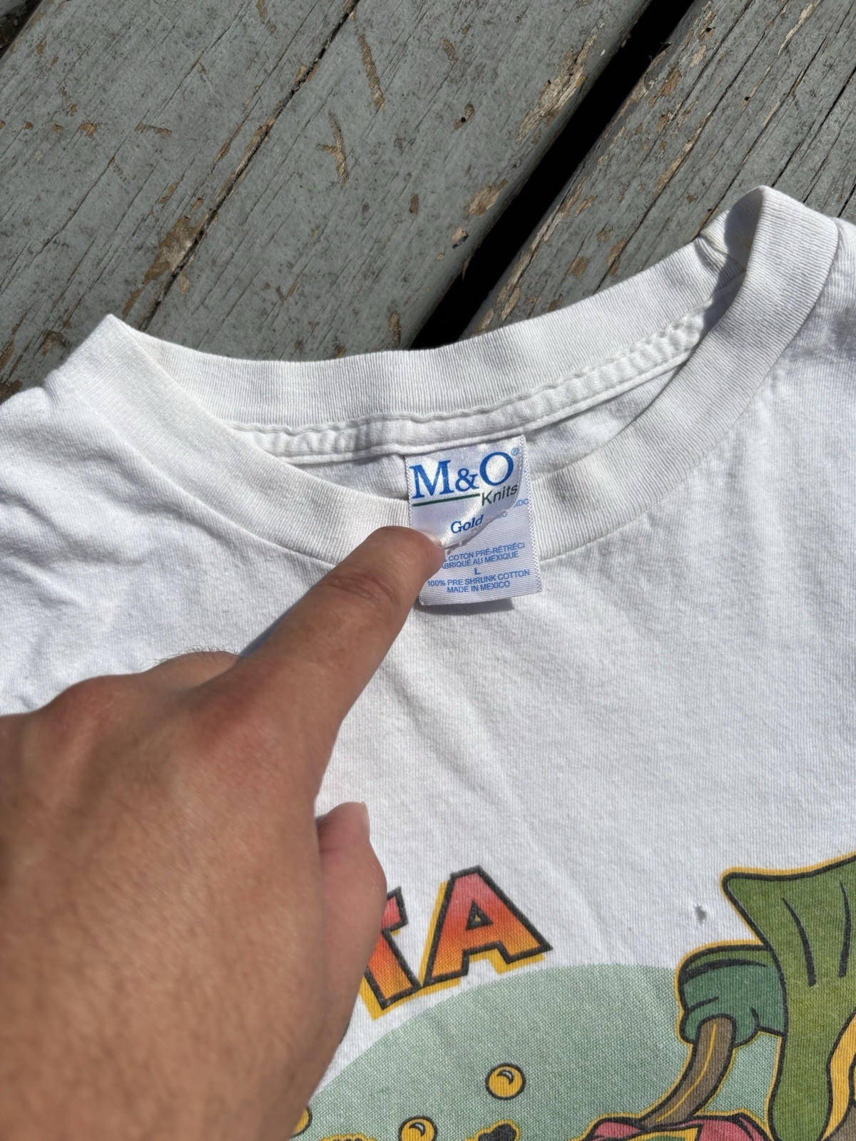 Vintage Rasta Divers Club Cozumel Mexico Tourist Tee Shirt Medium White Fish gallery