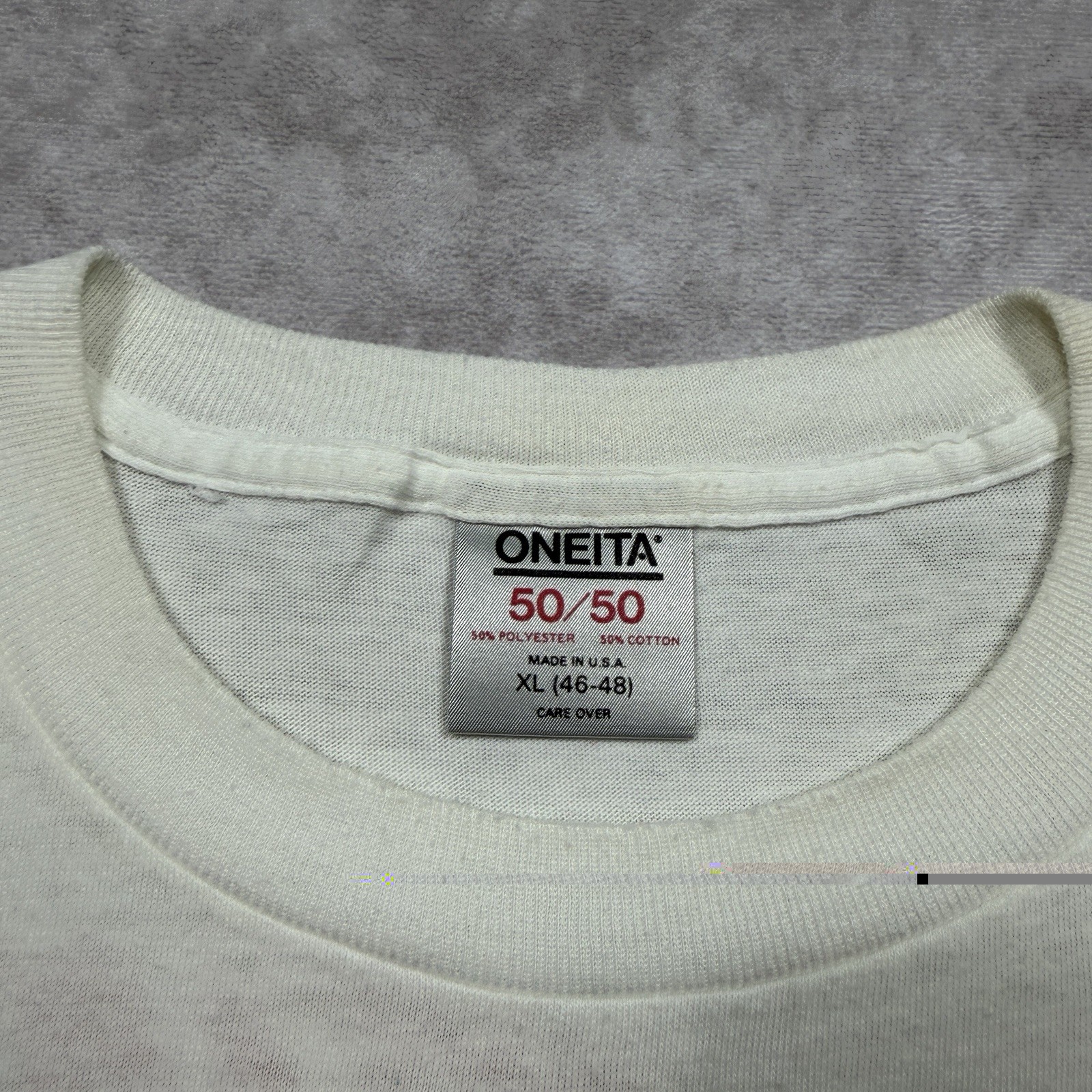 Vintage 90s Popeye x Popeyes Chicken T Shirt Men's XL Single Stitch USA gallery
