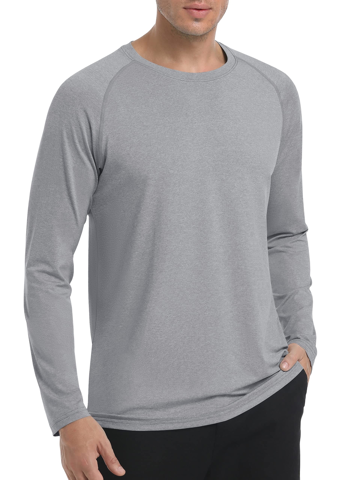 UPF50+ Men's UV Skin Protection T-Shirts Long Sleeve Casual Beach Outdoor Shirts gallery