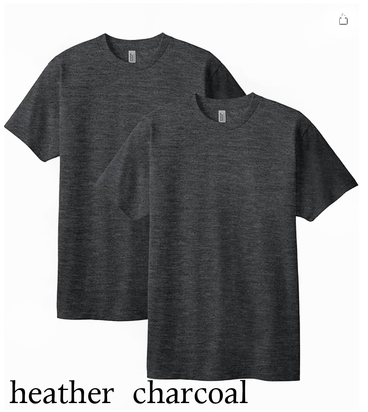American Apparel 1301 Unisex Short Sleeve Preshrunk Heavyweight T-Shirt gallery
