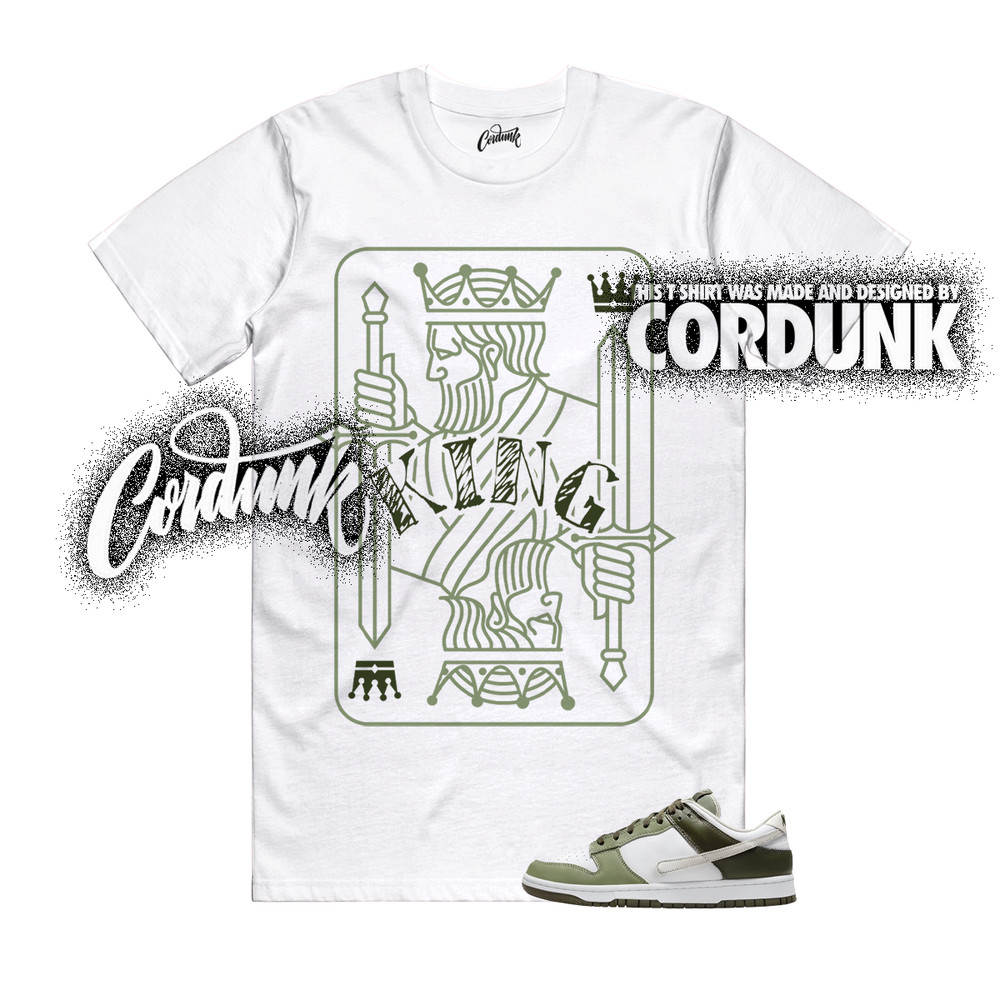 Dunk Oil Green Cargo Khaki Light Bone Olive Low T Shirt Match KING