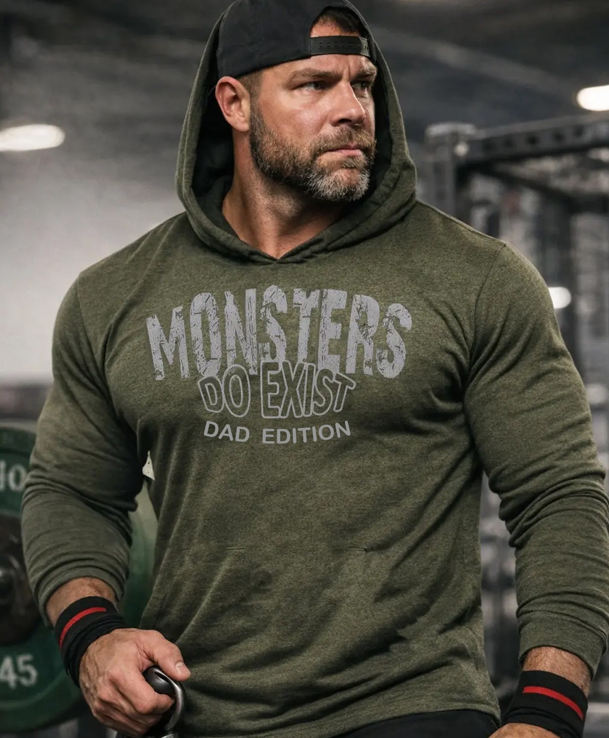 Iron Gods Monsters Do Exist Hoodie Dad Gym Tee Tyrus Shirt Pullover Pump Cover gallery