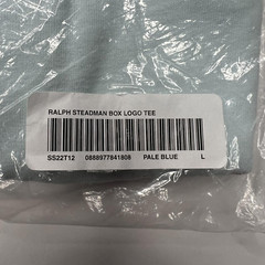 Supreme × Ralph Steadman Box Logo Tee – SS22 Pale Blue – Size L – AUTHENTIC – DS