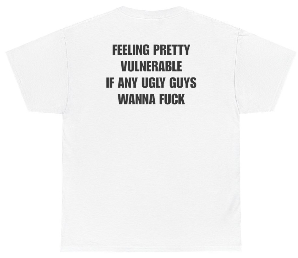 Funny Ugly Guys Vulnerable Tee (Back Print) | Unethical Threads gallery