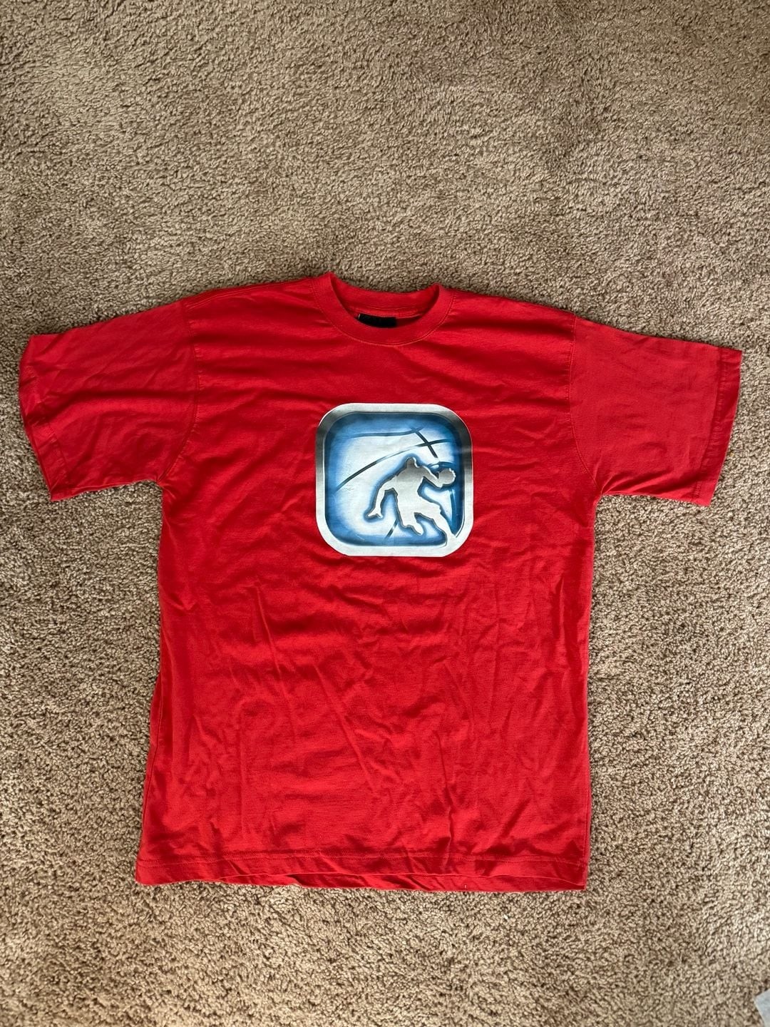 Vintage AND1 Basketball Graphic T-Shirt Red Size XL 18/20 gallery