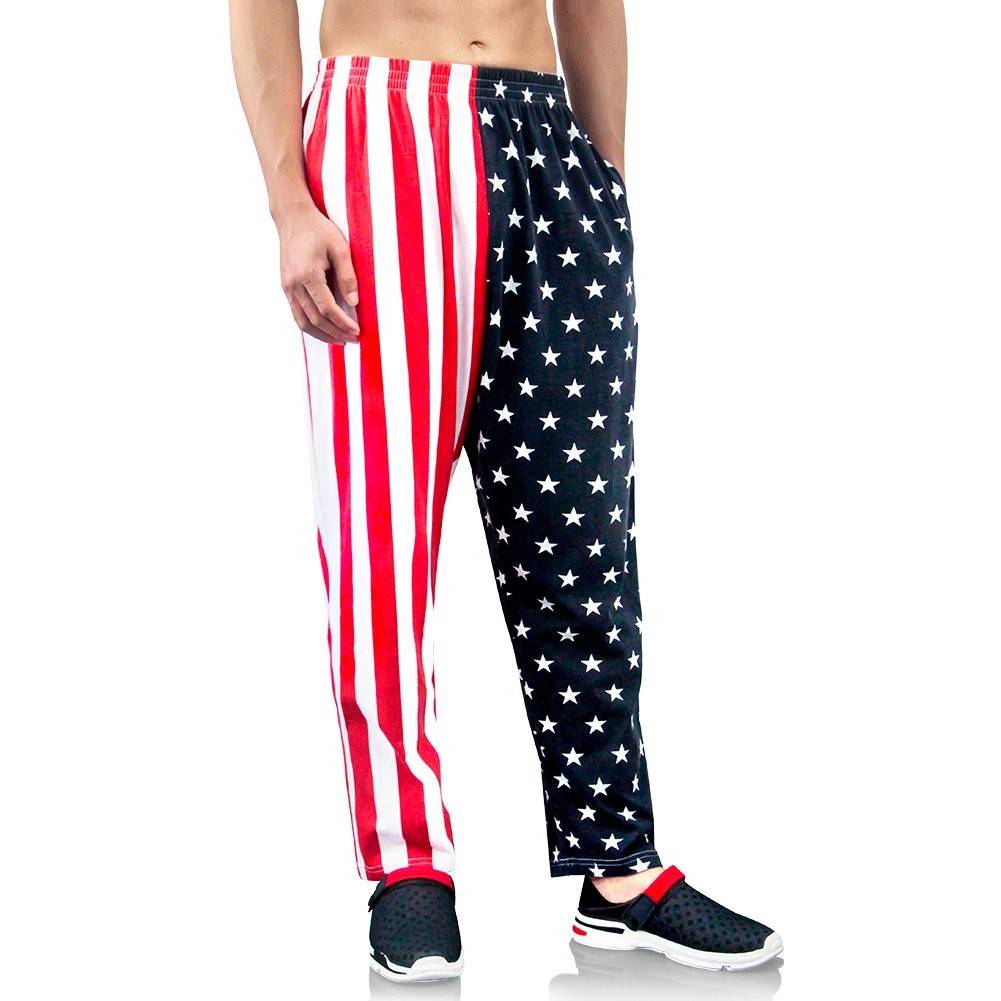 Men's American Flag Pants Men's Sport Sweatpants Baggy Pant Joggers Long Pant... gallery