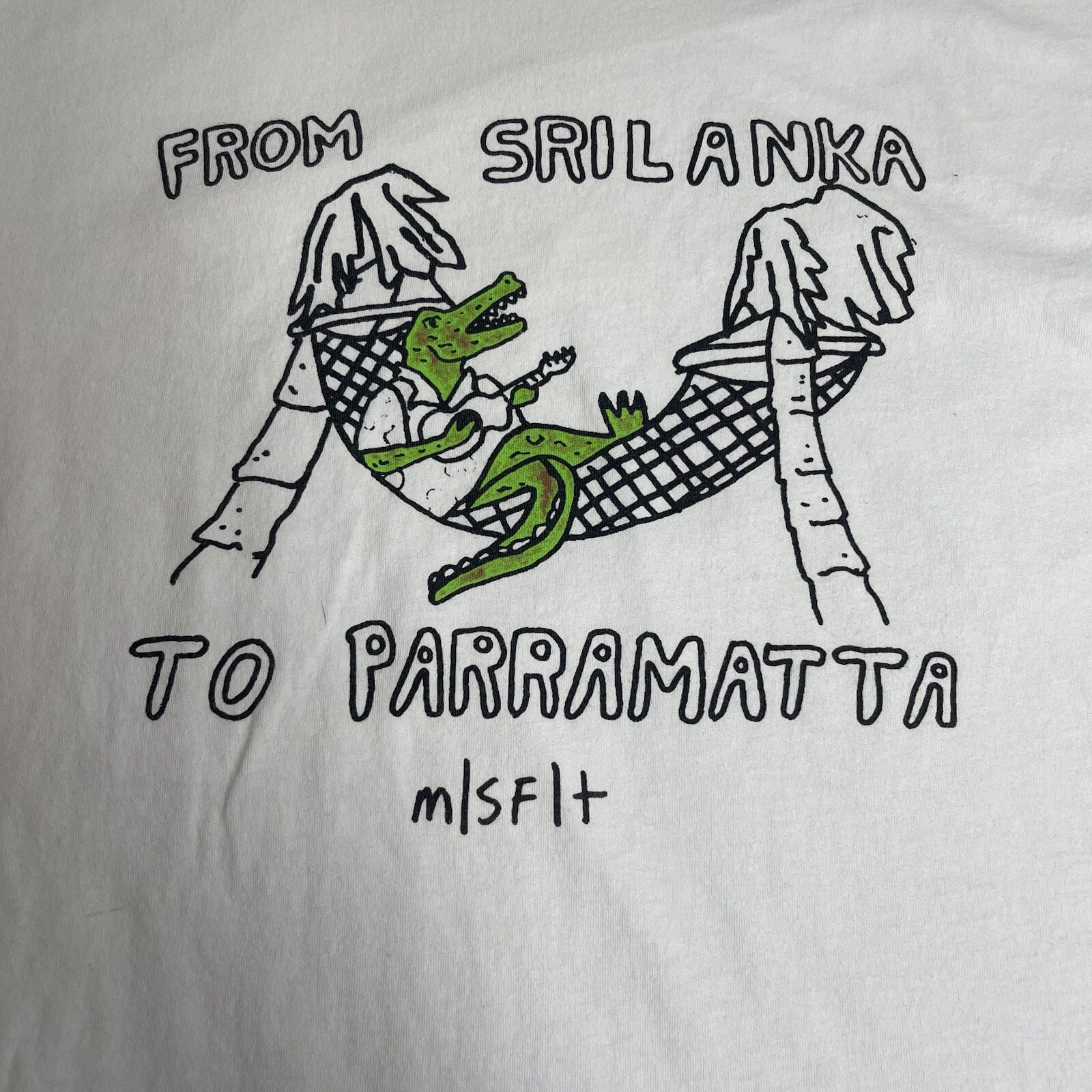 Misfit Mad Minds Graphic T Shirt From Sri Lanka to Parramatta Mens Large White gallery