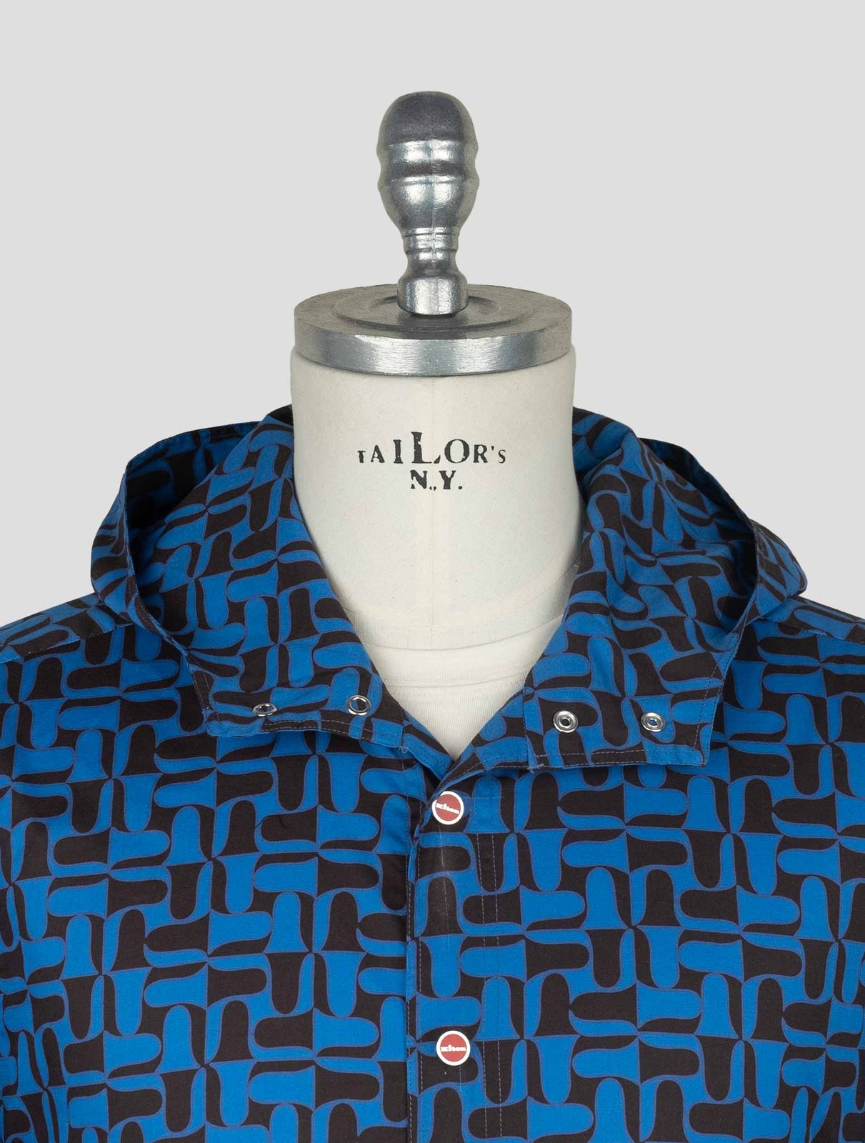 NEW KITON BLUE COTTON EA SHIRT MARIANO EU 56 - US 46 - 2XL KME42 gallery