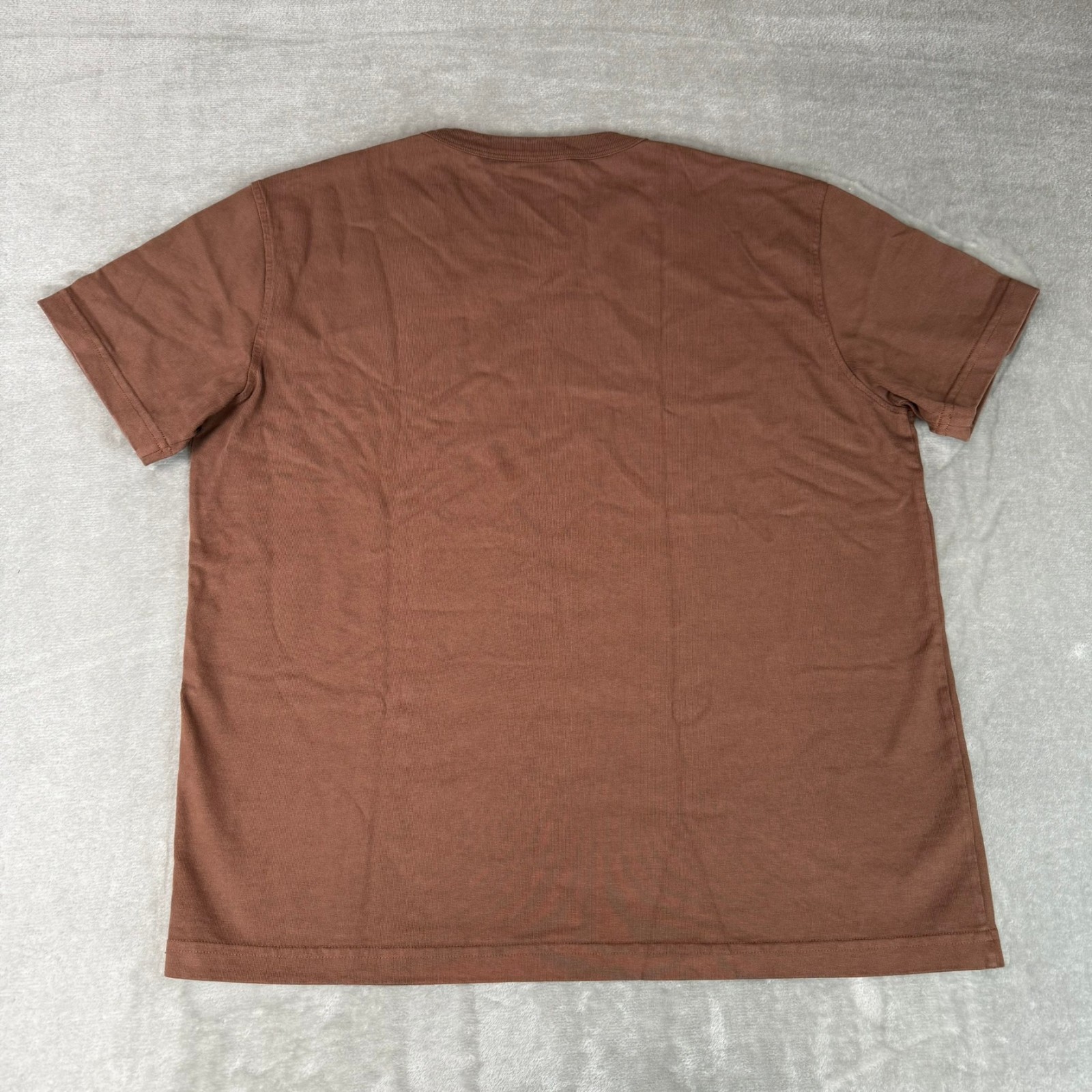 American Giant Everest Tee Mens Medium Tiramisu Brown Heavy Thick $80 USA NWOT gallery