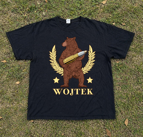 Polish Wojtek The Bear Classic T-Shirt, Size M-4XL, Made in USA gallery
