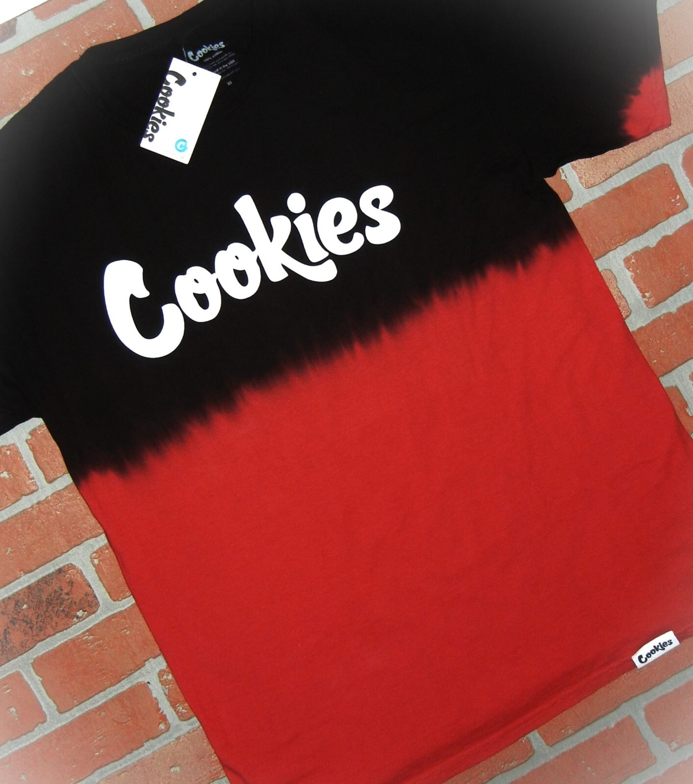 COOKIES T Shirt TIDE TIE DYE Piece Sold Out RED HEAT LAST ONE Cookie$ SF XL