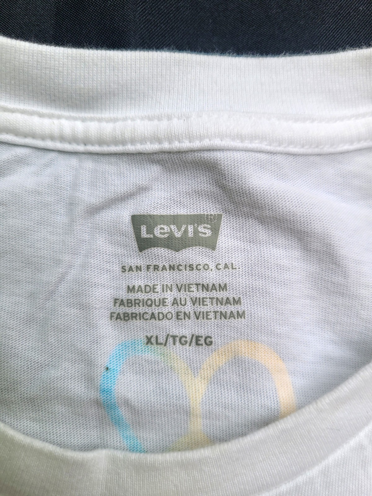 Levi’s Equality Pride Never Goes Out of Style White Summer T-shirt Size XL gallery