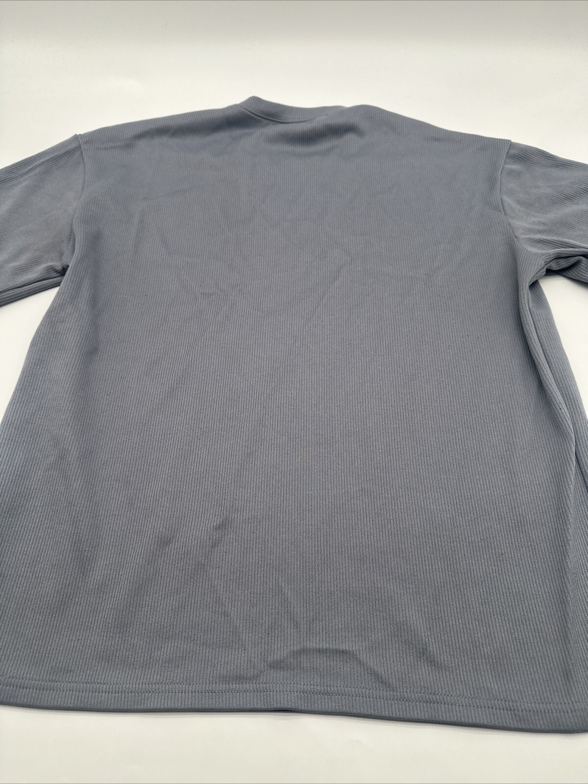 Dazy T-Shirt Men Medium Gray Solid High Neck..#17575 gallery