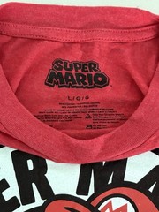 New Nintendo Red Super Mario With Coins T-Shirt Size M