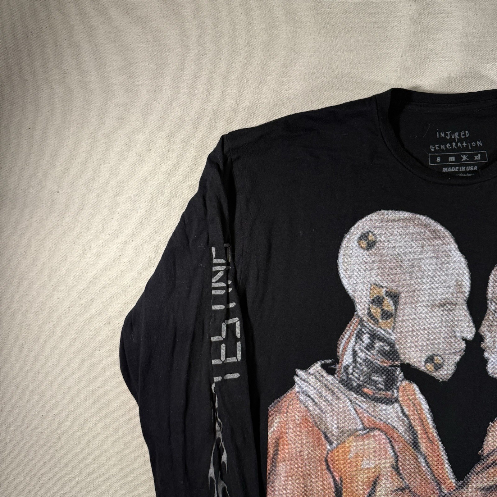 ASAP Rocky Injured Generation Tour Shirt Mens Sz L Double Sided Rap Music 2019 gallery