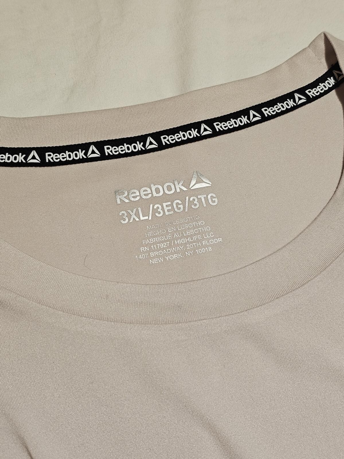 Reebok Men’s Pale Pink Athletic Tee gallery