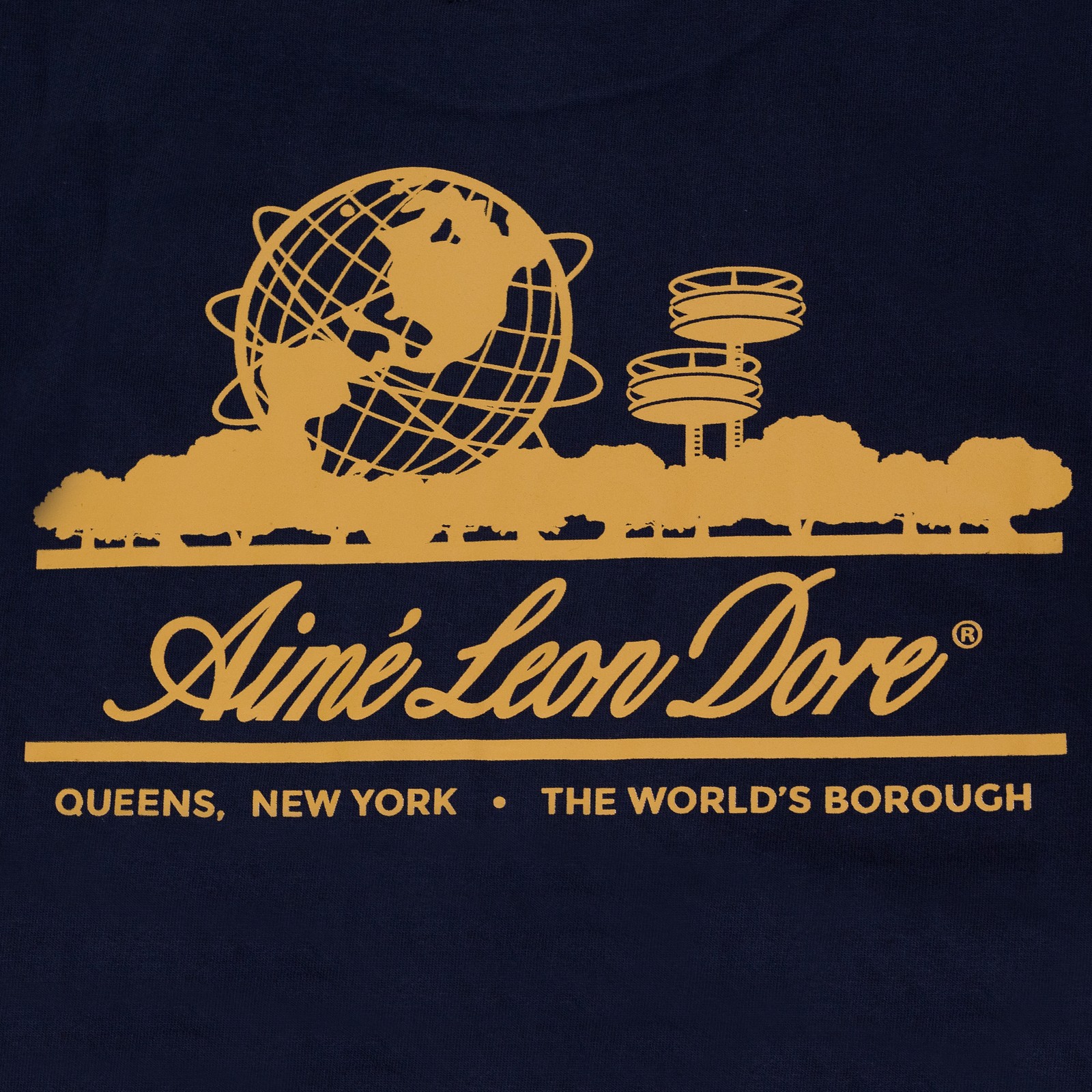 AIME LEON DORE Blue Unisphere T-Shirt SIZE S $85 gallery