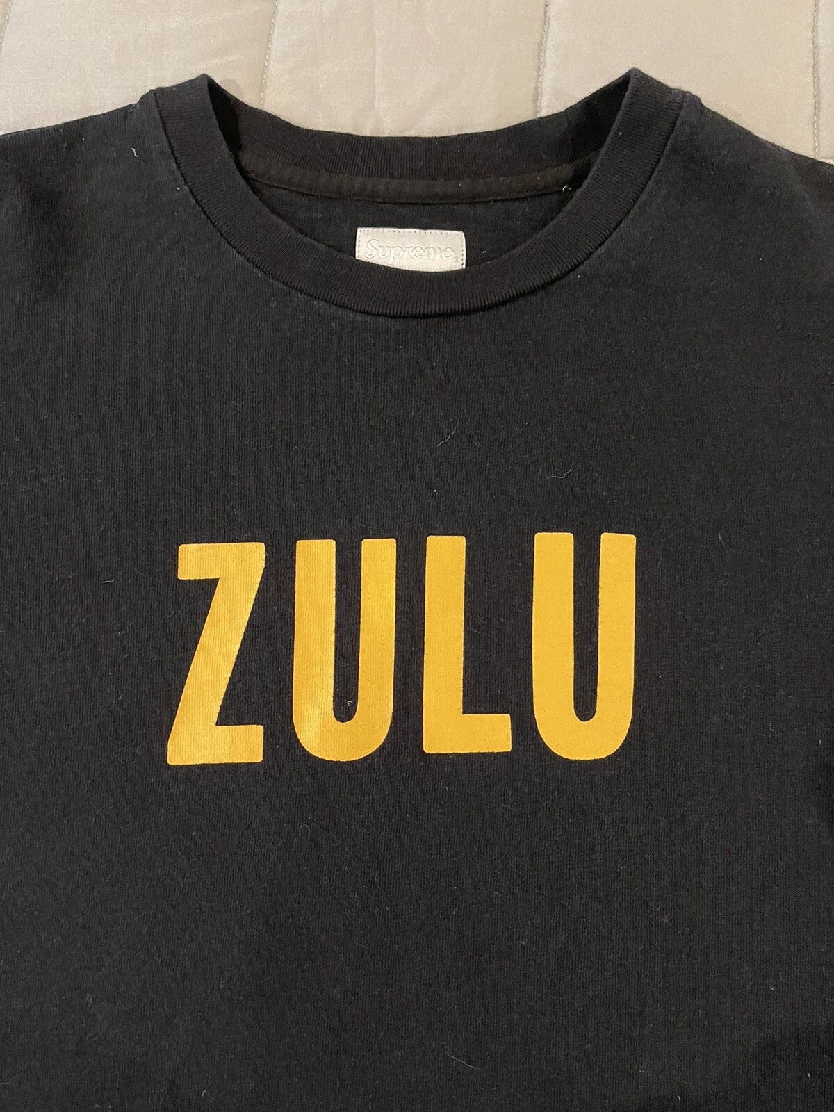 Supreme ZULU Long Sleeve Top Black Medium SS16 gallery