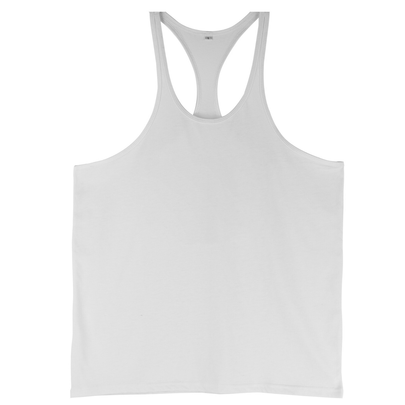 Men Gym Muscle Workout Fitness Solid Tank Top Y Back Bodybuilding Stringer Shirt gallery