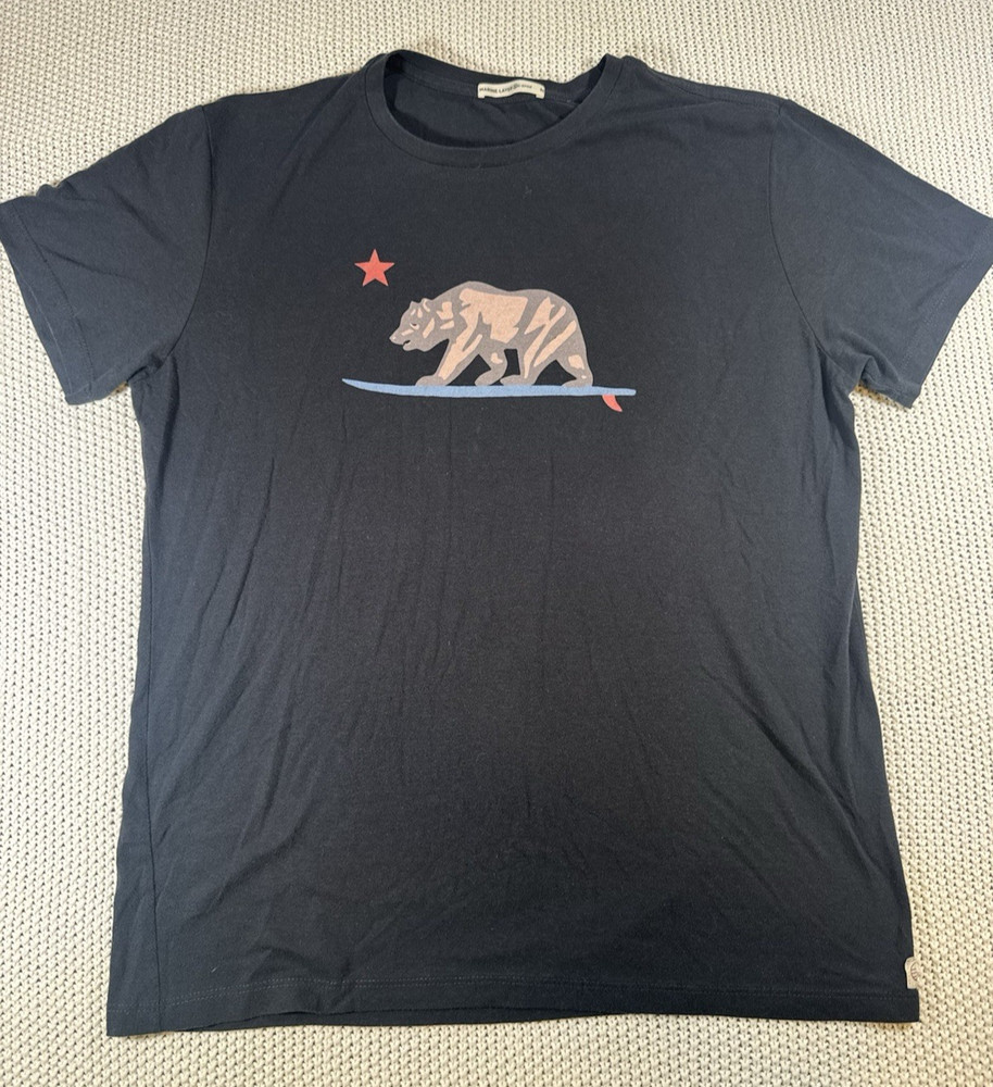 Marine Layer California Graphic Tee Supima Cotton Men’s Crew Neck Medium