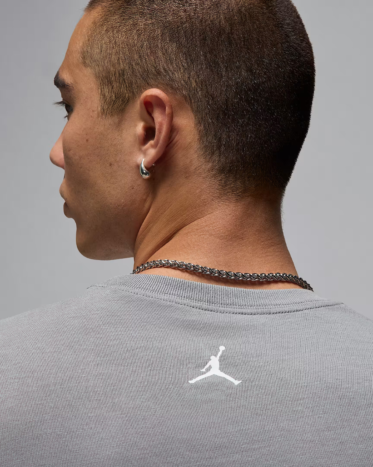 Nike Jordan Sports Men's Dri-FIT T-Shirts FZ1928-073 Gray US Size XS-3XL New gallery