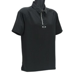 Oakley Elemental 2.0 Polo Mens S Small Plain Jet Black Golf Regular Fit Tee