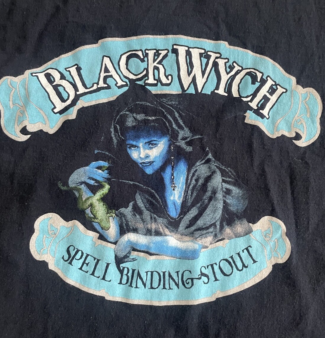 Wychwood Brewery Black Wych Spell Binding Stout Beer T-Shirt (Medium) Witch gallery