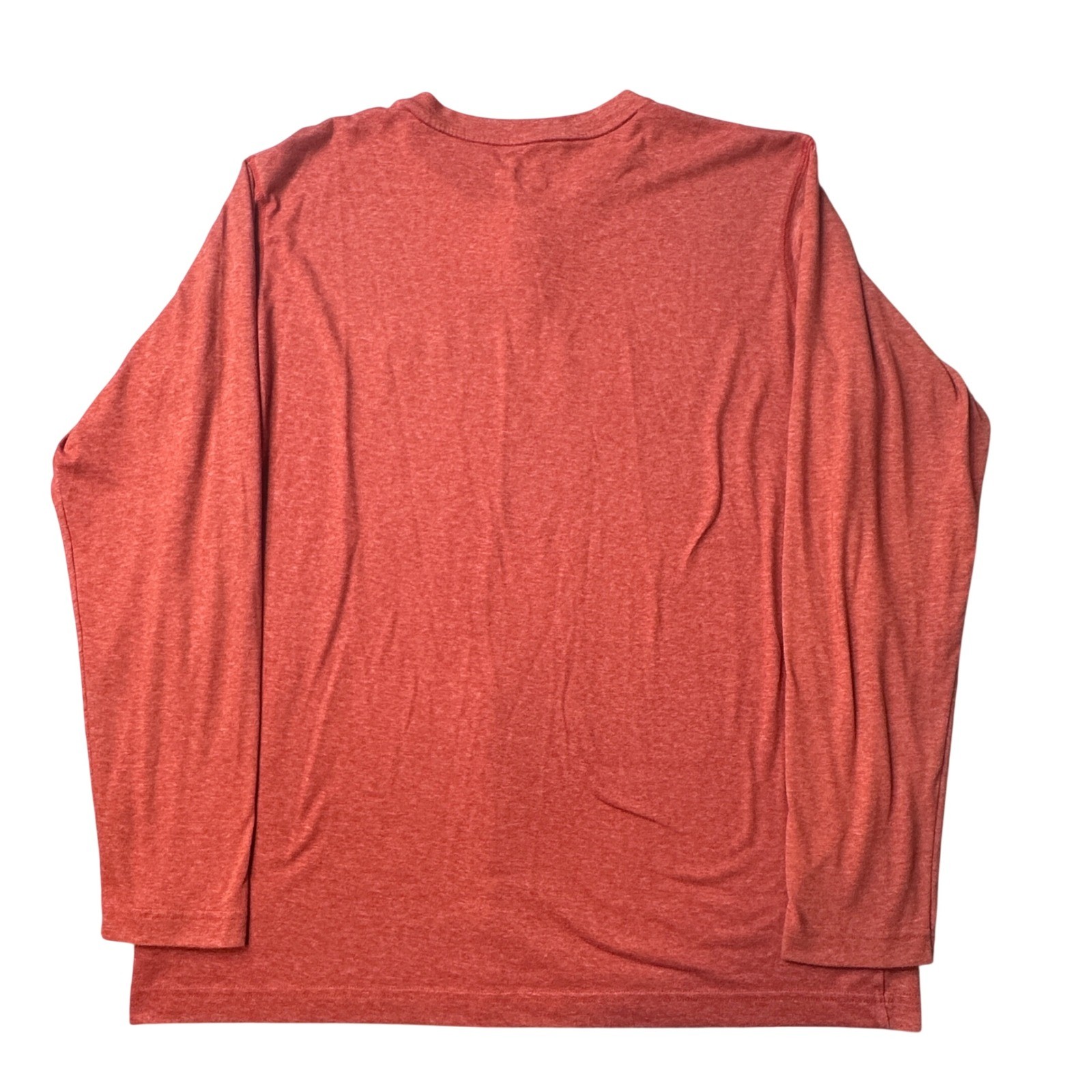 Columbia Henley Mens XL Red Omni-Wick Long Sleeve Heathered Outdoor Shirt gallery