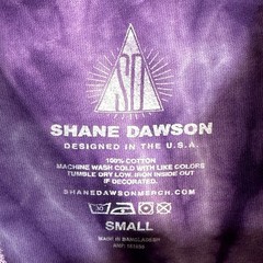 Shane Dawson Purple Pig Tie Dye Small T-Shirt Genuine Merch YouTube LGBTQ XX Tee