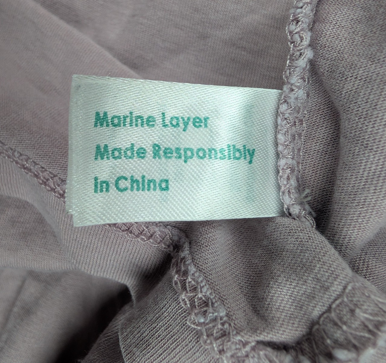 Marine Layer Signature Crew Tee Mens XL Cotton Modal Minimal Sustainable Classic gallery