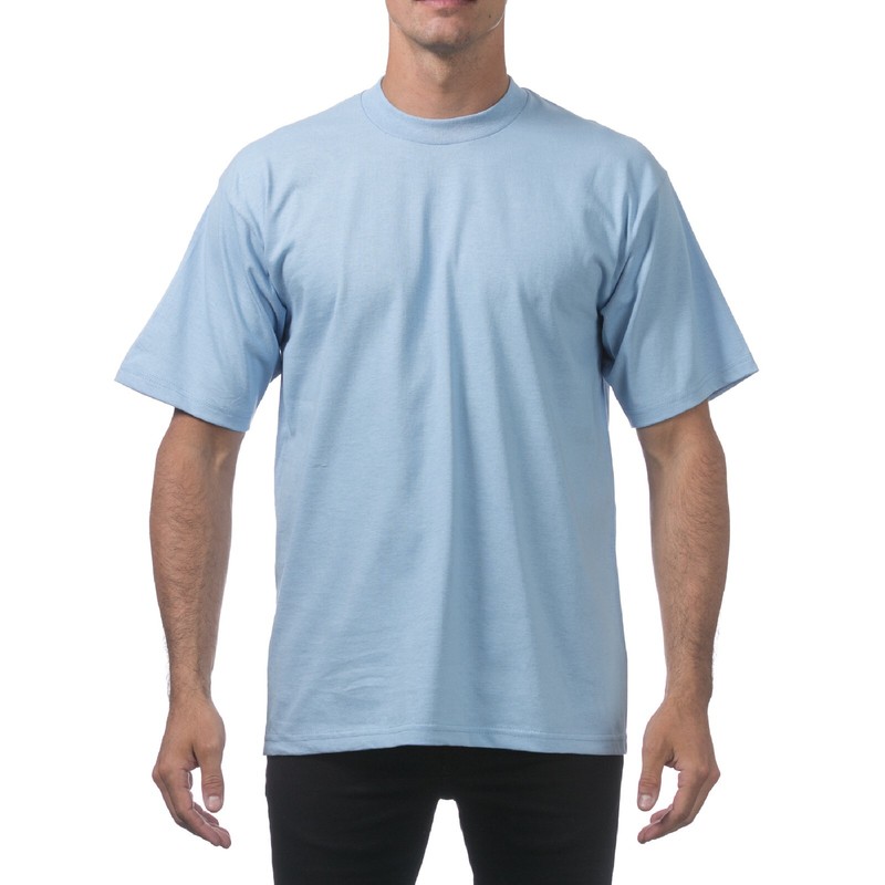 PROCLUB MENS HEAVYWEIGHT SHORT SLEEVE T SHIRTS PRO CLUB CASUAL COTTON TEE SHIRT gallery