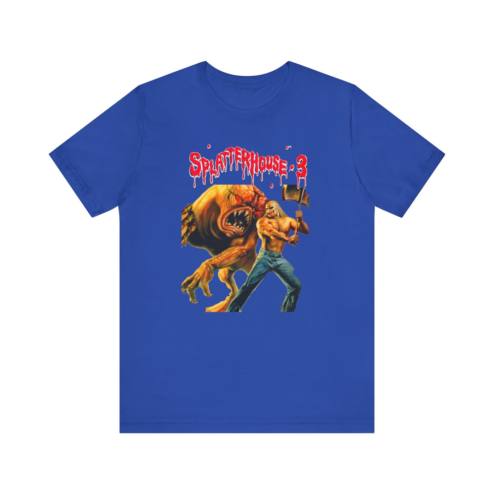 Splatterhouse 3 Sega Genesis 90s Cover Art Unisex Jersey Short Sleeve Tee gallery