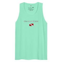 dive now work later tank, scuba diver tank top, diving tank top, Funny shirt