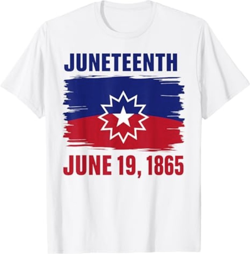 Juneteenth Flag Red White Blue Meaning Black History Freedom T-Shirt gallery