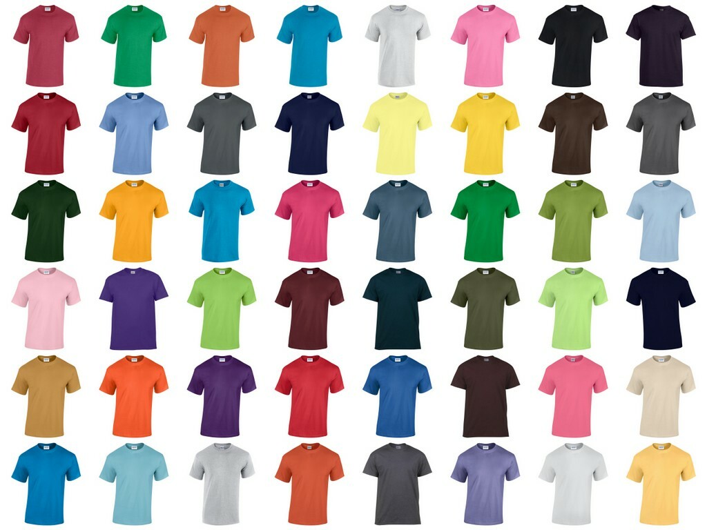 (5 Pack) GILDAN Short Sleeve Mix Colors Plain T Shirts S M L XL 2XL 3XL 4XL 5XL gallery