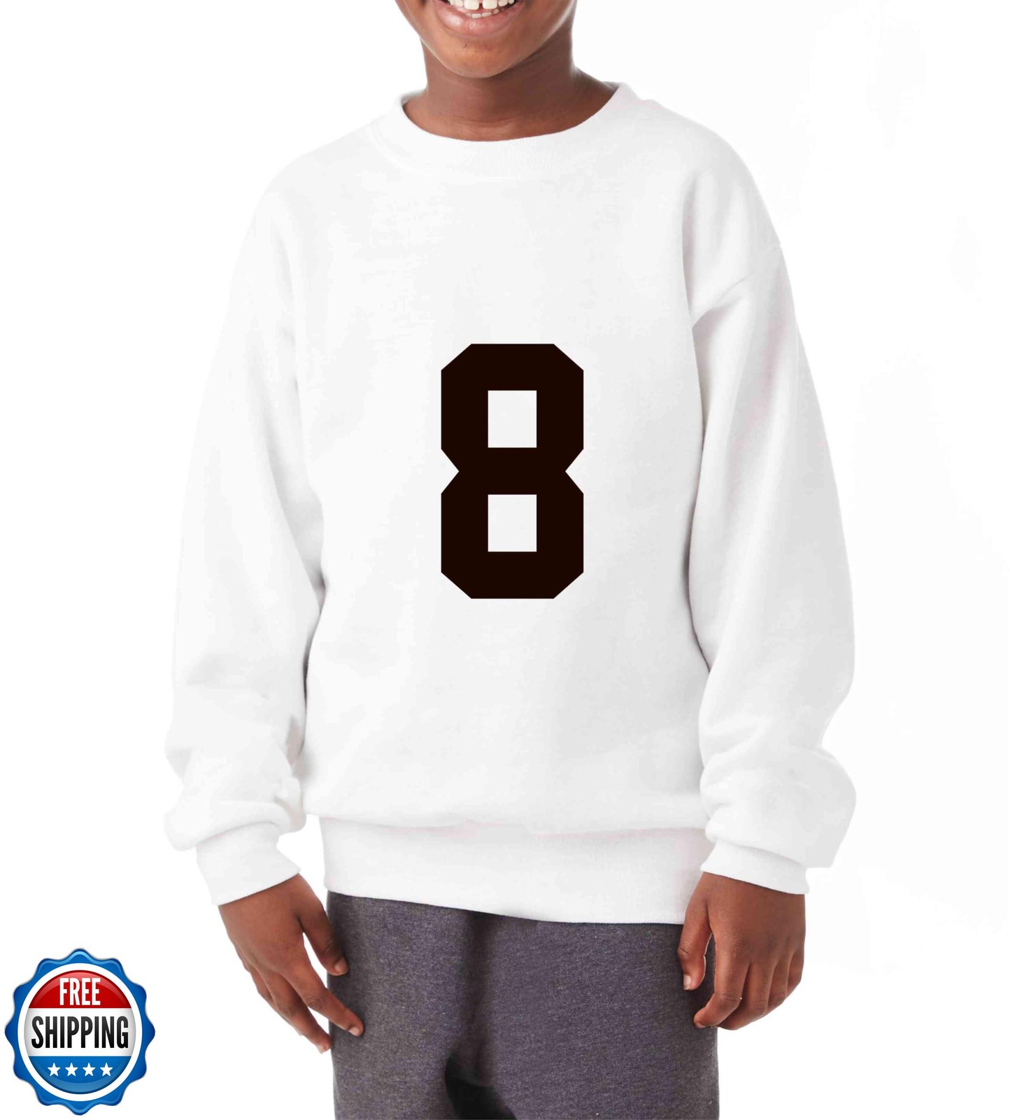 Numbers Kit(0-9),6" Tall for Sports T-Shirt Jersey Football Baseball,Iron On, gallery