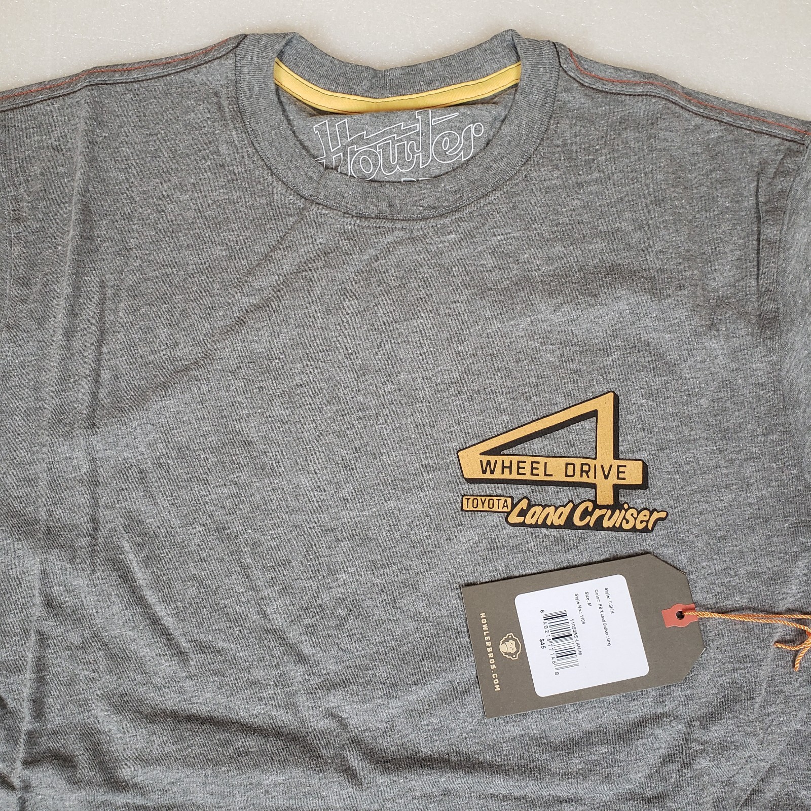 NWT Howler Men's Medium Toyota Land Cruiser T Shirt Gray Limited Edition Hiking gallery
