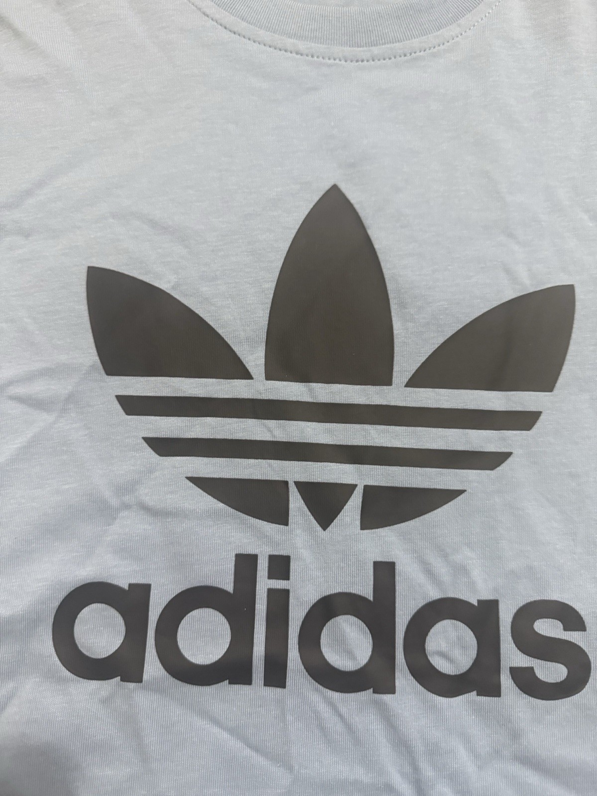 adidas Originals Adicolor Trefoil Tee Shirt JY3758 Light Blue Mens New Sz S, M gallery