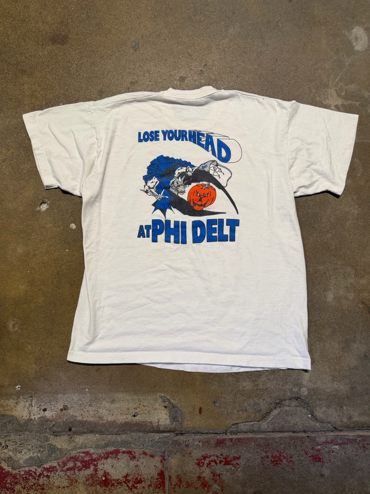 Vintage 1996 “Fright Night” PHI Delt Frat T Shirt XL – Halloween Punk Horror