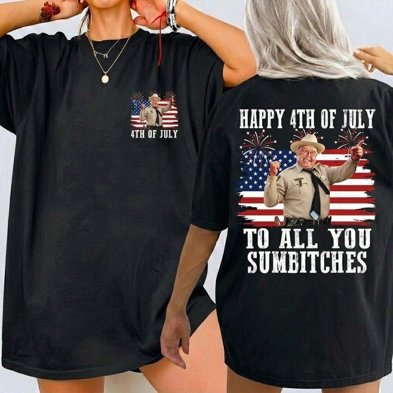 Happy 4th Of July To All You Sumbitches Shirt, Retro Shirt gallery