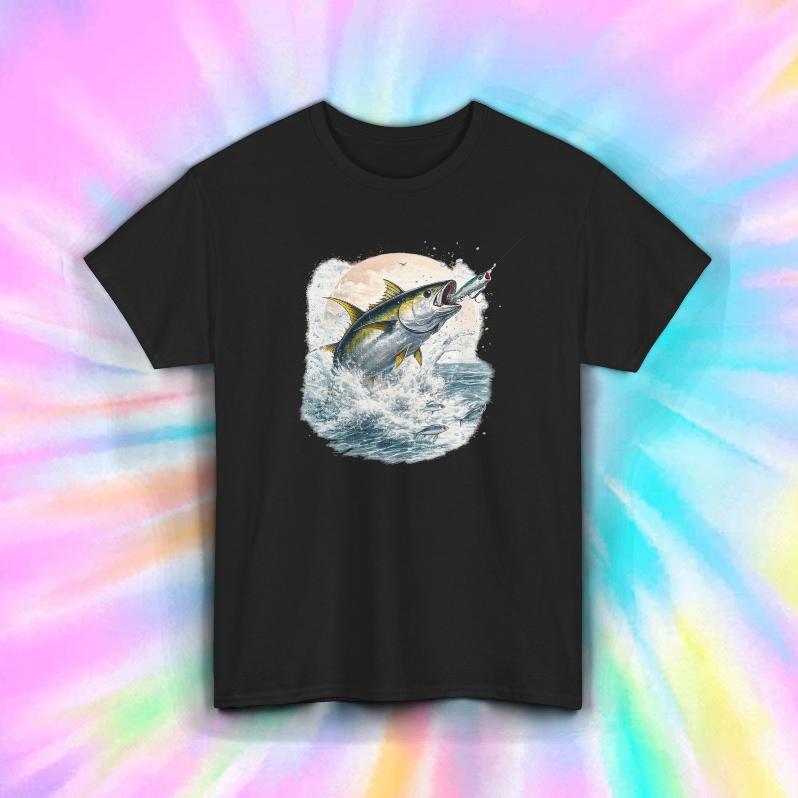 Yellowfin Tuna Fishing T-Shirt Saltwater Offshore Angler Fisherman Tee