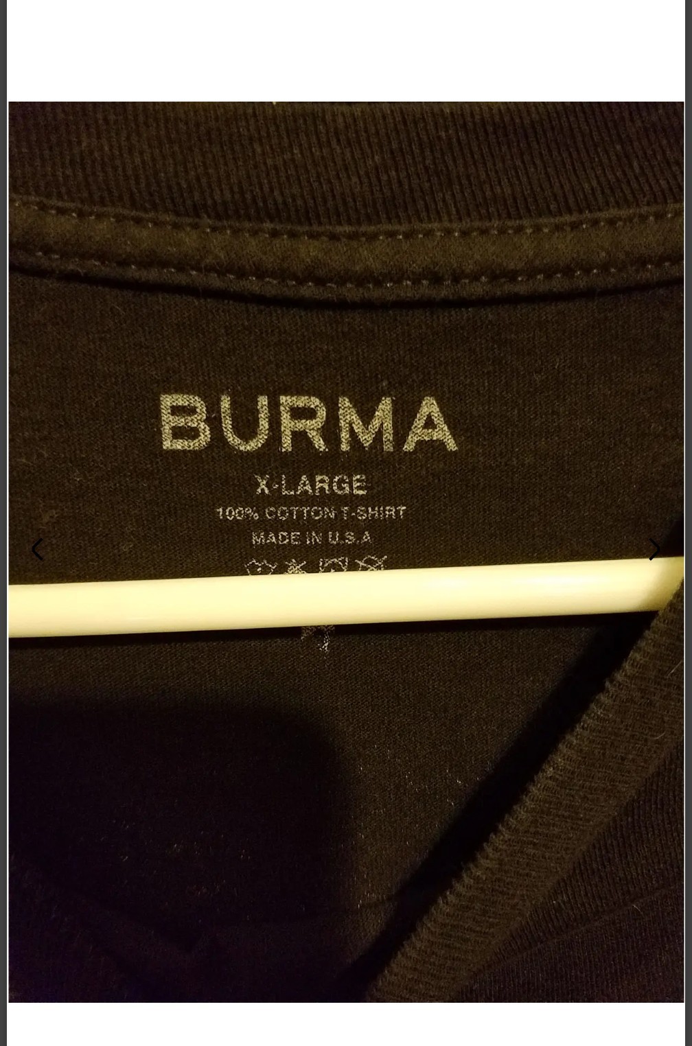 Men's Short Sleeve Streetwear BURMA MFG T-Shirt Size XL gallery